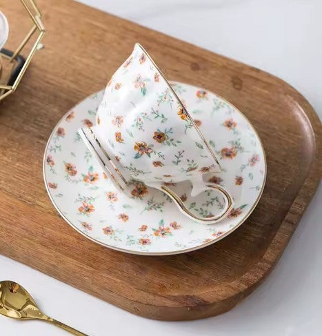 Royal Elegance Tea Cup & Saucer