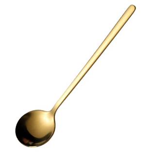 Long Handle Gold Stirring Spoon