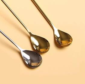 Flower Gold Stirring Spoon