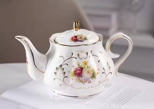 Floral Ceramic Teapot