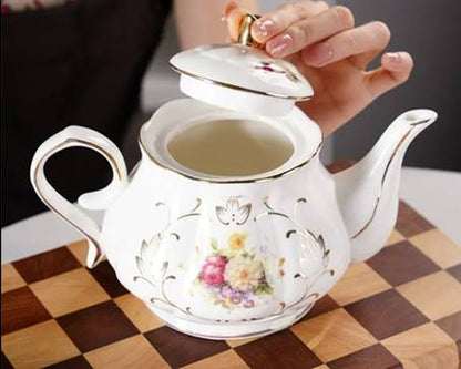 Floral Ceramic Teapot