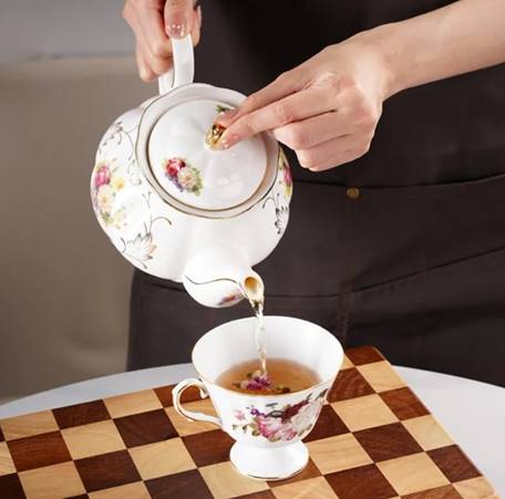 Floral Ceramic Teapot