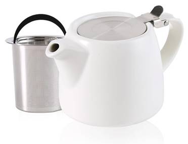 Ceramic Teapot with Removable Infuser