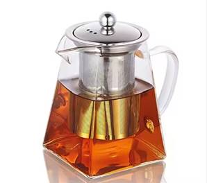 Small Glass Teapot with Removable Infuser